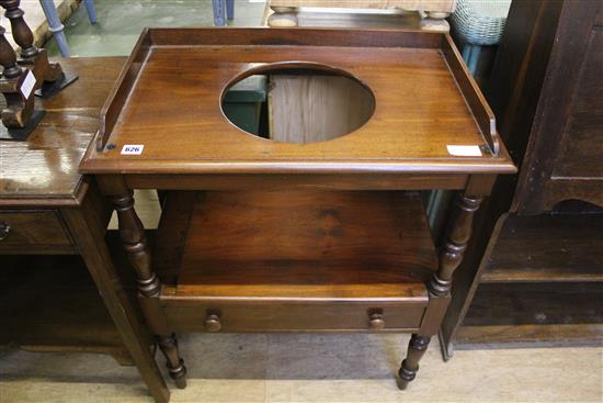 Mahogany washstand